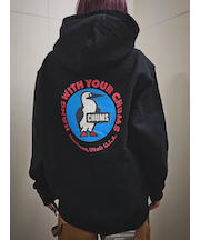 CHUMS/CH00-1540  プルオーバー バックプリント チャムス ユニセックス メンズ ムラサキスポーツ