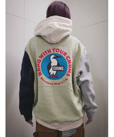 CHUMS/CH00-1540  プルオーバー バックプリント チャムス ユニセックス メンズ ムラサキスポーツ