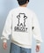 GRIZZLY/G25FW-4302 EMBROIDERY BEAR CREW NECK  長袖 裏起毛 クルーネックトレーナー スウェット バックプリント グリズリー メンズ ムラサキスポーツ