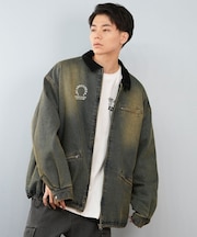 DC SHOES/中綿 PADDED WORK JACKET DJK254026 パデッドジャケット ワークジャケット デニム生地 アウター ディーシー メンズ ムラサキスポーツ