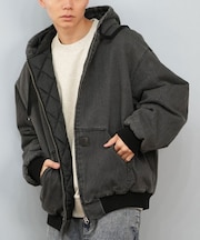 DC SHOES/PADDED HOOD JACKET パデッド フードジャケット DJK254027 アウター ブルゾン ジップアップ ディーシーシューズ メンズ ムラサキスポーツ