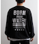 Hurley/SWEAT BORN FROM WATER CREW MCFL252014 裏毛 トレーナー スウェット クルーネック バックプリント ハーレー メンズ ムラサキスポーツ