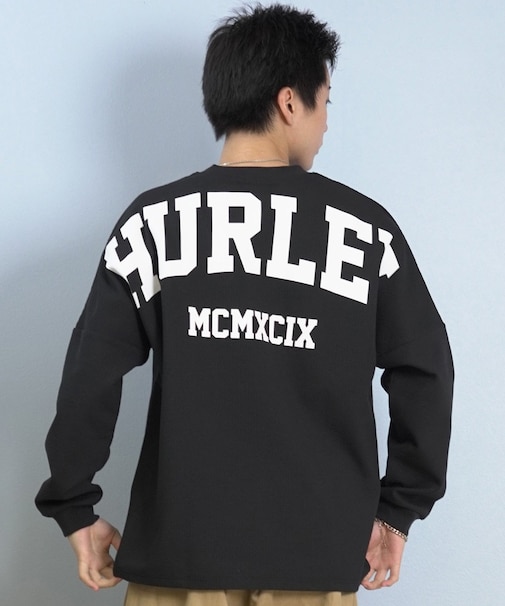 Hurley/THERMAL BACK ARC LS MCLS252033 長袖 Tシャツ ロンT オーバーサイズ ハーレー メンズ ムラサキスポーツ