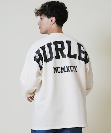 Hurley/THERMAL BACK ARC LS MCLS252033 長袖 Tシャツ ロンT オーバーサイズ ハーレー メンズ ムラサキスポーツ