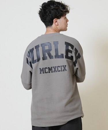 Hurley/THERMAL BACK ARC LS MCLS252033 長袖 Tシャツ ロンT オーバーサイズ ハーレー メンズ ムラサキスポーツ