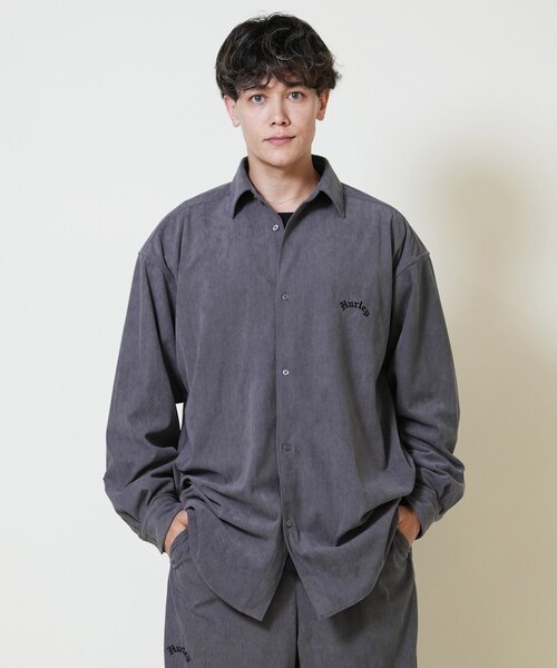 Hurley/コーデュロイシャツ MCWV252045 長袖シャツ ハーレー メンズ