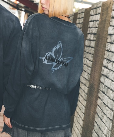 【限定】UMBRO× Younger Song /コラボ 長袖 Tシャツ ロンT MD27-LST02A アンブロ×ヤンガーソング メンズ レディース ユニセックス ムラサキスポーツ限定