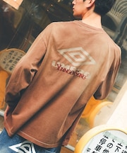 【限定】UMBRO× Younger Song /コラボ 長袖 Tシャツ ロンT MD27-LST02B アンブロ×ヤンガーソング メンズ レディース ユニセックス ムラサキスポーツ限定