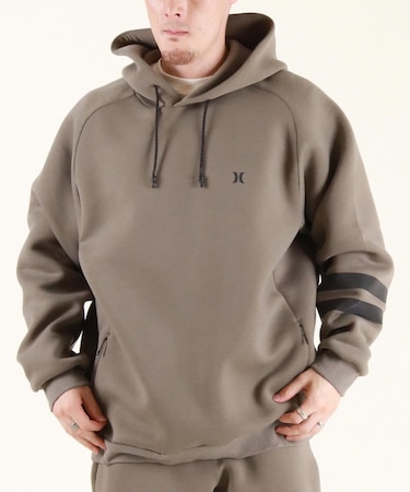 Hurley/プルオーバー パーカー MUFF252001 保温 ストレッチ 吸水速乾 セットアップ対応 スウェット フーディー ハーレー メンズ ムラサキスポーツ