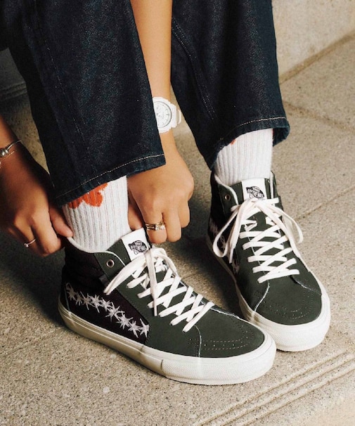 【 国内ムラサキスポーツ限定】VANS/SKATE SK8-HI Splatter スケート スケートハイ スプラッター VN0A5FCC203 ヴァンズ シューズ スニーカー メンズ レディース ムラサキスポーツ