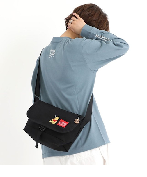 Manhattan Portage/プーさん NYLON MESSENGER BAG POOH MP1605JRSFZPPH ショルダーバッグ disney ディズニー マンハッタンポーテージ ユニセックス メンズ レディース ムラサキスポーツ