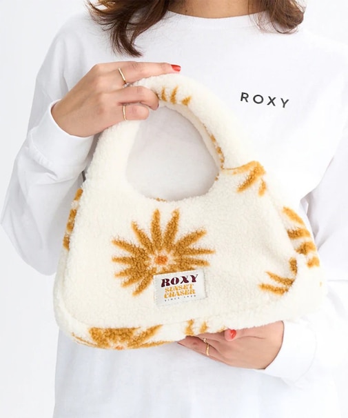 ROXY/ミニ ALL DAY MINI BAG RBG254306 フラワー柄ボア トートバッグ ロキシー レディース ムラサキスポーツ