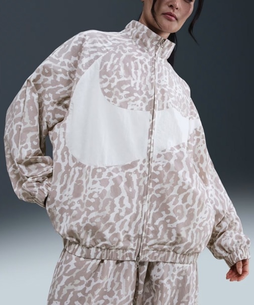 NIKE/IB7264-009 トラックジャケット アニマル柄 ブルゾン ジャンバー レディース ナイキ ムラサキスポーツ