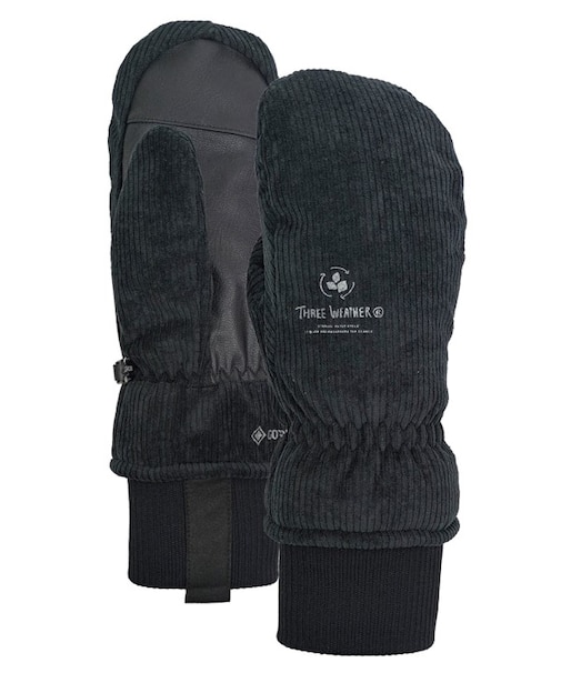 THREEWEATHER/GORE-TEX CORDUROY MITTON TWG-6521 25-26モデル ゴアテックス スノーボード グローブ スリーウェザー ユニセックス ムラサキスポーツ