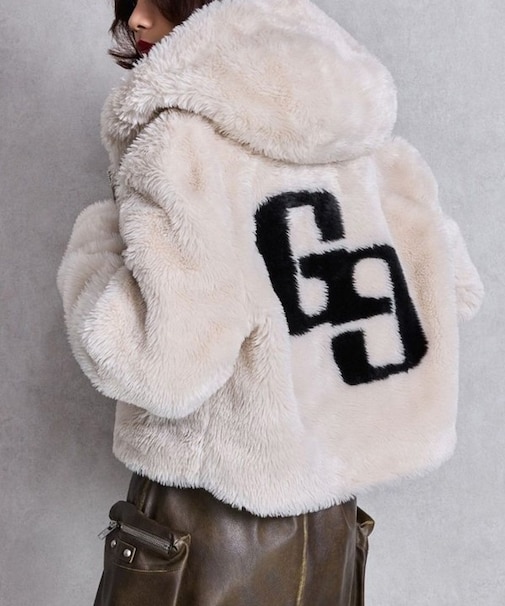 GYDA/GG エコファー ショート フード コート 072550004501 アウター ジャケット ジェイダ レディース ムラサキスポーツ