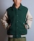 【限定】DEARLAUREL× Pla-Jac/VARSITY JACKET D25F-0102 スタジアム ジャケット 防風 スタジャン アウター ディアローレル×プラジャック メンズ ムラサキスポーツ限定