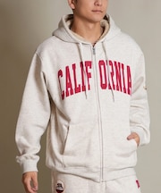 【限定】DEARLAUREL/D25F-1201 ボア セットアップ対応 ジップアップ パーカー ディアローレル メンズ ムラサキスポーツ限定