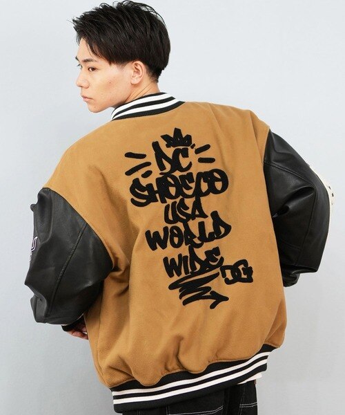 DC SHOES/25 VARSITY JACKET DJK254024 スタジャン ジャケット