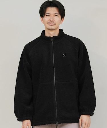 Hurley/REVERSIBLE BOA JACKET MCJK252059 リバーシブル ボア オーバーサイズ ジャケット アウター  ハーレー メンズ ムラサキスポーツ