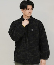 Hurley/REVERSIBLE BOA JACKET MCJK252059 リバーシブル ボア オーバーサイズ ジャケット アウター  ハーレー メンズ ムラサキスポーツ