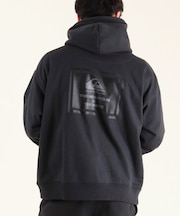 【限定】QUIKSILVER/防風 撥水 QPO254603M プルオーバー パーカー スウェット フーディー バックプリント セットアップ対応 クイックシルバー メンズ ムラサキスポーツ限定