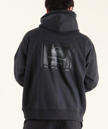【限定】QUIKSILVER/防風 撥水 QPO254603M プルオーバー パーカー スウェット フーディー バックプリント セットアップ対応 クイックシルバー メンズ ムラサキスポーツ限定