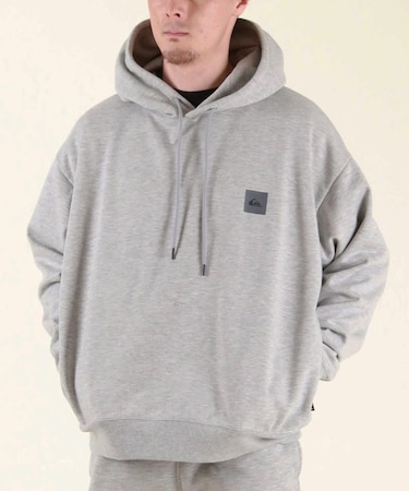 【限定】QUIKSILVER/防風 撥水 QPO254603M プルオーバー パーカー スウェット フーディー バックプリント セットアップ対応 クイックシルバー メンズ ムラサキスポーツ限定