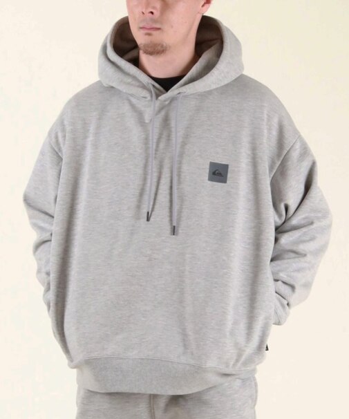 【限定】QUIKSILVER/防風 撥水 QPO254603M プルオーバー パーカー スウェット フーディー バックプリント セットアップ対応 クイックシルバー メンズ ムラサキスポーツ限定