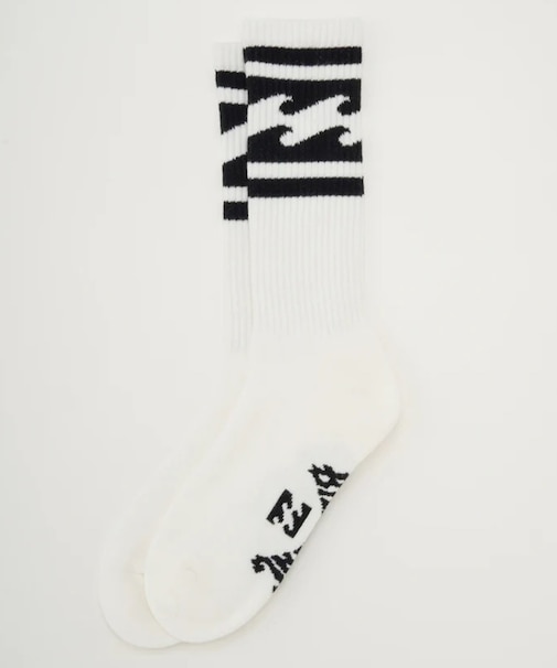BILLABONG/23～25cm LOGO HIGH SOCKS BF014-943 ソックス 靴下 ハイソックス ビラボン ユニセックス メンズ レディース ムラサキスポーツ
