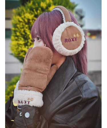 ROXY/SNUGGLE GLOVES RGV254607T 2way ボア 防寒 手袋 グローブ ミトン ロキシー ユニセックス メンズ レディース ムラサキスポーツ