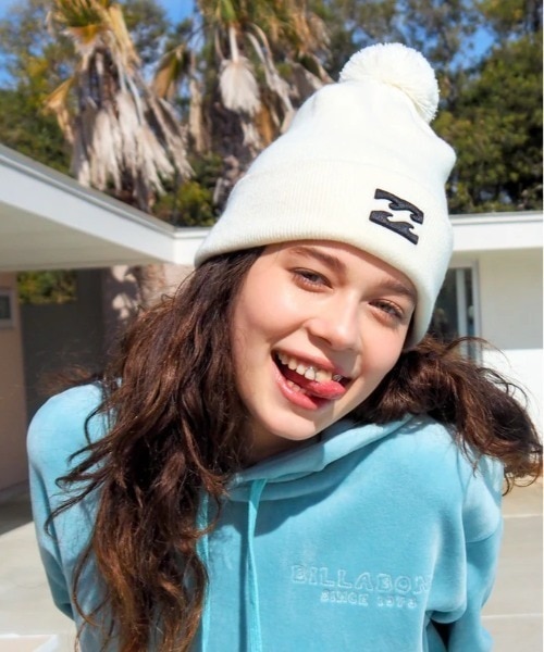 BILLABONG/HI GG PONPON BEANIE BF014-910 ポンポンビーニー ニット帽