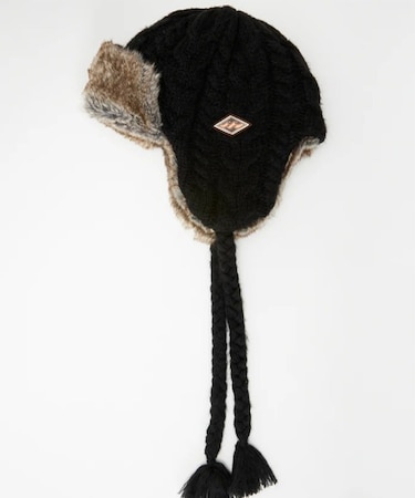 BILLABONG/CABLE WOOL BLEND BEANIE BF014-914 防寒 耳当て ビーニー ニット帽 ニットキャップ  帽子 ビラボン ユニセックス メンズ レディース ムラサキスポーツ