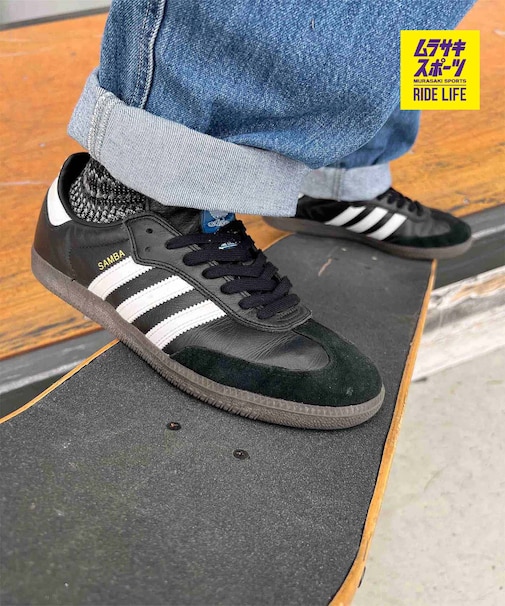 adidas skateboarding/SAMBA ADV サンバ IE3100 421261917 アディダス スケートボーディング スケシュー シューズ スニーカー メンズ レディース ムラサキスポーツ