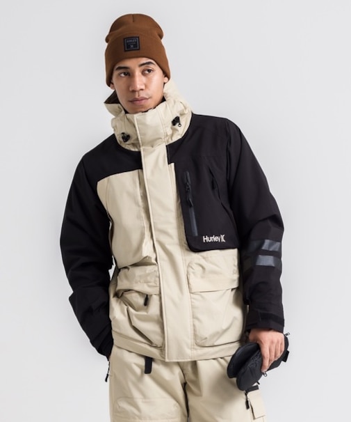 Hurley/RIPSTOP SNOW JACKET MSJK242001スノーウェア ジャケット スノーボードウェア ハーレー ユニセックス メンズ ムラサキスポーツ