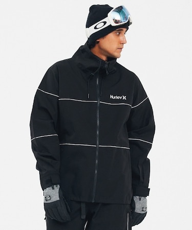Hurley/SNOW TRACK JACKET MSJK242002 オーバーサイズフィット スノーウェア ジャケット スノーボードウェア ハーレー ユニセックス メンズ ムラサキスポーツ