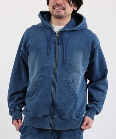 【限定】DEARLAUREL/CUT DNM PARKA DL26S-1201 カットデニムパーカー デニムジャケット ディアローレル メンズ ムラサキスポーツ限定