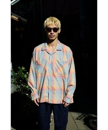 【限定】DEARLAUREL/MILLION DRY SHIRT DL26S-2601 長袖 シャツ ディアローレル メンズ ムラサキスポーツ限定