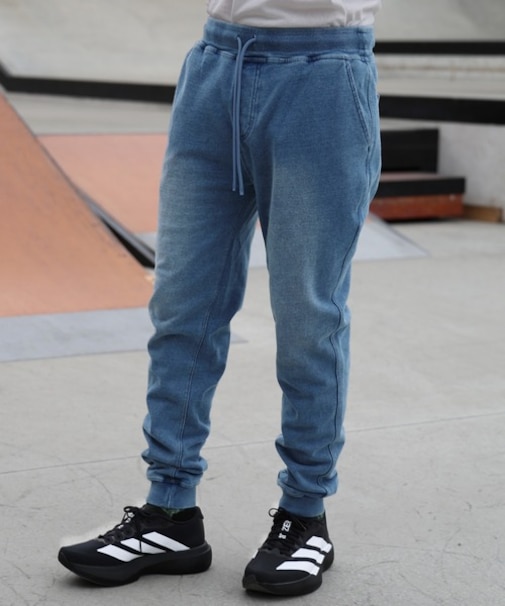 【限定】 DEAR LAUREL/DL26S-3105 カットデニムパンツ CUT DNM PANTS ロングパンツ シンプル ディアローレル メンズ ムラサキスポーツ限定