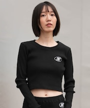 DC/26 WS TELECO SHORT L LLT261312 クロップド丈 ロンT 長袖Tシャツ ウィメンズ ディーシー レディース ムラサキスポーツ