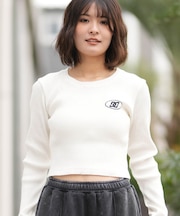 DC/26 WS TELECO SHORT L LLT261312 クロップド丈 ロンT 長袖Tシャツ ウィメンズ ディーシー レディース ムラサキスポーツ