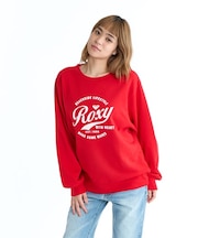 ROXY/ROXY WITH HEART PULLOVER RPO261072 クルーネックスウェット トレーナー ミニ裏毛 ロキシー レディース ムラサキスポーツ
