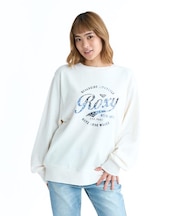 ROXY/ROXY WITH HEART PULLOVER RPO261072 クルーネックスウェット トレーナー ミニ裏毛 ロキシー レディース ムラサキスポーツ