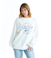 ROXY/ROXY WITH HEART PULLOVER RPO261072 クルーネックスウェット トレーナー ミニ裏毛 ロキシー レディース ムラサキスポーツ