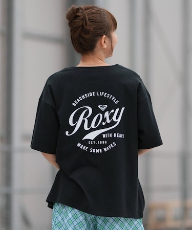 ROXY/ROXY WITH HEART S/S RST261076 半袖Tシャツ ドロップショルダー ロキシー レディース ムラサキスポーツ