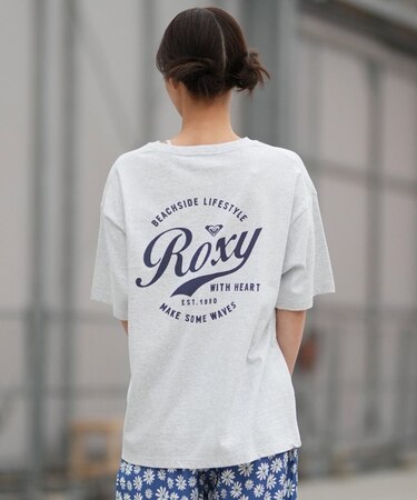 ROXY/ROXY WITH HEART S/S RST261076 半袖Tシャツ ドロップショルダー ロキシー レディース ムラサキスポーツ