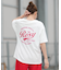ROXY/ROXY WITH HEART S/S RST261076 半袖Tシャツ ドロップショルダー ロキシー レディース ムラサキスポーツ