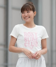 ROXY/ROXY WITH HEART TINY RST261086 半袖 Tシャツ チビT 丈短め ロキシー レディース ムラサキスポーツ