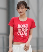 ROXY/ROXY WITH HEART TINY RST261086 半袖 Tシャツ チビT 丈短め ロキシー レディース ムラサキスポーツ