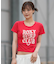 ROXY/ROXY WITH HEART TINY RST261086 半袖 Tシャツ チビT 丈短め ロキシー レディース ムラサキスポーツ