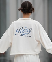 ROXY/ROXY WITH HEART ZIP RZP261074 ジップジャケット スタンドカラー 丈短め ロキシー レディース ムラサキスポーツ